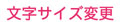 文字サイズ変更